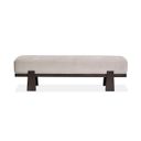 The appearance of Tauren Bench In Coffee Bean designed by Magnussen in the modern / contemporary interior design. This coffee bean piece of furniture was selected by 1StopBedrooms from Tauren Collection to add a touch of cosiness and style into your home. Sku: D6434-68. Material: Oak Veneer.
