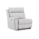 The appearance of Tealwell Left-Arm Facing Power Recliner In Pearl and Ash designed by Signature Design by Ashley in the modern / contemporary interior design. This pearl/ash piece of furniture was selected by 1StopBedrooms from Tealwell Collection to add a touch of cosiness and style into your home. Sku: NC9880258. Material: Fabric.