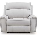 The appearance of Tealwell Power Recliner In Pearl and Ash designed by Signature Design by Ashley in the modern / contemporary interior design. This pearl/ash piece of furniture was selected by 1StopBedrooms from Tealwell Collection to add a touch of cosiness and style into your home. Sku: NC9880282. Material: Polyester.