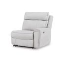 The appearance of Tealwell Right-Arm Facing Power Recliner In Pearl and Ash designed by Signature Design by Ashley in the modern / contemporary interior design. This pearl/ash piece of furniture was selected by 1StopBedrooms from Tealwell Collection to add a touch of cosiness and style into your home. Sku: NC9880262. Material: Fabric.