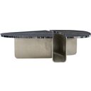 The appearance of Tegan Cocktail Table designed by Bernhardt in the transitional interior design. This black forest marble/shiny nickel piece of furniture  was selected by 1StopBedrooms from Tegan Collection to add a touch of cosiness and style into your home. Sku: 305013. Material: Marble.