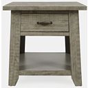 The appearance of Telluride End Table with Storage In Driftwood designed by Jofran in the country / farmhouse interior design. This driftwood piece of furniture was selected by 1StopBedrooms from Telluride Collection to add a touch of cosiness and style into your home. Sku: 2230-13. Material: Pine.