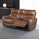 The appearance of Terentius Power Loveseat In Caramel Brown designed by Furniture of America in the modern / contemporary interior design. This caramel brown piece of furniture  was selected by 1StopBedrooms from Terentius Collection to add a touch of cosiness and style into your home. Sku: FM69006BR-LV-PM. Material: Leather.