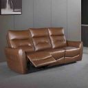 The appearance of Terentius Power Sofa In Caramel Brown designed by Furniture of America in the modern / contemporary interior design. This caramel brown piece of furniture  was selected by 1StopBedrooms from Terentius Collection to add a touch of cosiness and style into your home. Sku: FM69006BR-SF-PM. Material: Leather.
