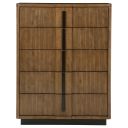 The appearance of Terrace 5-Drawer Chest of Drawers In Ash Brown designed by Coaster in the transitional interior design. This ash brown piece of furniture was selected by 1StopBedrooms from Terrace Collection to add a touch of cosiness and style into your home. Sku: 224905. Material: MDF.