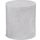 Terrazo End Table In White