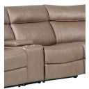 The appearance of Theon Armless Recliner In Stokes Toffee designed by Parker House in the transitional interior design. This brown piece of furniture was selected by 1StopBedrooms from Theon Collection to add a touch of cosiness and style into your home. Sku: MTH-810-STOF. Material: Polyester.