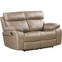The appearance of Theon Reclining Loveseat In Stokes Toffee designed by Parker House in the transitional interior design. This stokes toffee piece of furniture  was selected by 1StopBedrooms from Theon Collection to add a touch of cosiness and style into your home. Sku: MTH-822-STOF. Material: Polyester.