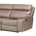 The appearance of Theon Right Arm Facing Recliner In Stokes Toffee designed by Parker House in the transitional interior design. This brown piece of furniture was selected by 1StopBedrooms from Theon Collection to add a touch of cosiness and style into your home. Sku: MTH-811R-STOF. Material: Polyester.