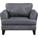 The appearance of Thierry Chair In Gray designed by Homelegance in the modern / contemporary interior design. This gray piece of furniture was selected by 1StopBedrooms from Thierry Collection to add a touch of cosiness and style into your home. Sku: 9279BGY-1. Material: Leather.
