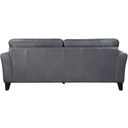 The appearance of Thierry Leather Sofa In Gray designed by Homelegance in the modern / contemporary interior design. This gray piece of furniture was selected by 1StopBedrooms from Thierry Collection to add a touch of cosiness and style into your home. Sku: 9279BGY-3. Material: Leather.