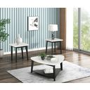 The appearance of Thisted Triangle Marble Coffee Table In White and Black designed by Furniture of America in the modern / contemporary interior design. This white/black piece of furniture  was selected by 1StopBedrooms from Thisted Collection to add a touch of cosiness and style into your home. Sku: FM44002WH-CT. Material: Marble.