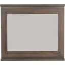 The appearance of Thornwood Hills Rock Beaten Gray Mirror designed by Liberty in the transitional interior design. This brown piece of furniture  was selected by 1StopBedrooms from Thornwood Hills Collection to add a touch of cosiness and style into your home. Sku: 759-BR51. Material: Glass.