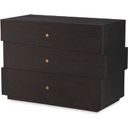 The appearance of Three Drawer Chest In Mocha designed by Century Furniture in the modern / contemporary interior design. This mocha piece of furniture  was selected by 1StopBedrooms from Cadence Collection to add a touch of cosiness and style into your home. Sku: CA3-702. Material: Oak Veneer.