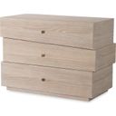 The appearance of Three Drawer Chest In Sand designed by Century Furniture in the modern / contemporary interior design. This sand piece of furniture was selected by 1StopBedrooms from Cadence Collection to add a touch of cosiness and style into your home. Sku: CA2-702. Material: Oak Veneer.