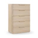 Tiberio Oak Veneer and Solid Wood Chest In Natural