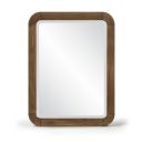 Tiberio Solid Wood Mirror In Brown