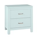 The appearance of Tide and Timber 2 Drawer Nightstand In Blue designed by Vaughan Bassett in the traditional interior design. This blue piece of furniture was selected by 1StopBedrooms from Tide and Timber Collection to add a touch of cosiness and style into your home. Sku: 835-227. Material: Solid Wood.