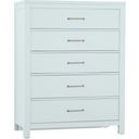 The appearance of Tide and Timber 5 Drawer Chest In Blue designed by Vaughan Bassett in the traditional interior design. This blue piece of furniture was selected by 1StopBedrooms from Tide and Timber Collection to add a touch of cosiness and style into your home. Sku: 835-115. Material: Solid Wood.