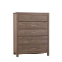 The appearance of Tide and Timber 5 Drawer Chest In Grey designed by Vaughan Bassett in the traditional interior design. This grey piece of furniture was selected by 1StopBedrooms from Tide and Timber Collection to add a touch of cosiness and style into your home. Sku: 831-115. Material: Oak Veneer.