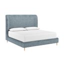 Tierra King Platform Bed In Bergen French Blue
