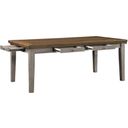 The appearance of Tigard Dining Room Tables In Brown and Gray designed by Homelegance in the traditional interior design. This brown and gray piece of furniture was selected by 1StopBedrooms from Tigard Collection to add a touch of cosiness and style into your home. Sku: 5761GY-78. Table Top Shape: Rectangular. Size: 42" x 78". Material: Acacia.