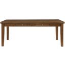 The appearance of Tigard Dining Room Tables In Cherry designed by Homelegance in the traditional interior design. This cherry piece of furniture  was selected by 1StopBedrooms from Tigard Collection to add a touch of cosiness and style into your home. Sku: 5761-78. Table Top Shape: Rectangular. Size: 42" x 78". Material: Acacia.