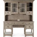 The appearance of Tinley Park Desk In Dovetail Gray designed by Magnussen in the traditional interior design. This dove gray piece of furniture was selected by 1StopBedrooms from Tinley Park Collection to add a touch of cosiness and style into your home. Sku: H4646-05T;H4646-05B. Material: Pine.