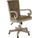 The appearance of Tinley Park Fully Upholstered Swivel Chair In Dove Gray designed by Magnussen in the traditional interior design. This dove gray piece of furniture was selected by 1StopBedrooms from Tinley Park Collection to add a touch of cosiness and style into your home. Sku: H4646-83. Material: Pine.