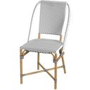 The appearance of Tobias Outdoor Rattan Dining Chair In Black and White designed by Butler Specialty Company in the traditional interior design. This black and white piece of furniture was selected by 1StopBedrooms from Tobias Collection to add a touch of cosiness and style into your home. Sku: 5647434. Material: Metal.