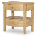 Today's Traditions 2 Drawer Open Night Stand In Natural Hickory