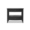 The appearance of Today's Traditions 2 Drawer Open Nightstand In Blacksmith designed by Legacy Classic in the transitional interior design. This blacksmith piece of furniture  was selected by 1StopBedrooms from Today's Traditions Collection to add a touch of cosiness and style into your home. Sku: TY657-675. Material: Hardwood.