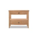 Today's Traditions 2 Drawer Open Nightstand In Natural Hickory