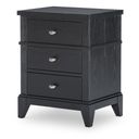 The appearance of Today's Traditions 3 Drawer Night Stand with USB In Blacksmith designed by Legacy Classic in the transitional interior design. This blacksmith piece of furniture  was selected by 1StopBedrooms from Today's Traditions Collection to add a touch of cosiness and style into your home. Sku: TY4951-3100. Material: Hardwood.