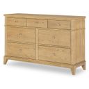 Today's Traditions 7 Drawer Dresser In Natural Hickory