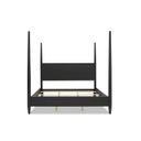 Today's Traditions Complete Queen Poster Bed In Blacksmith