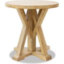 The appearance of Today's Traditions Round End Table In Natural Hickory designed by Legacy Classic in the transitional interior design. This natural hickory piece of furniture was selected by 1StopBedrooms from Today's Traditions Collection to add a touch of cosiness and style into your home. Sku: TY656-808. Material: Hardwood.