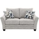The appearance of Tomkins Boucle Upholstered Loveseat In Light Grey designed by Coaster in the transitional interior design. This light grey piece of furniture was selected by 1StopBedrooms from Tomkins Collection to add a touch of cosiness and style into your home. Sku: 509672. Material: Upholstered.