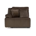 The appearance of Top Tier Left-Arm Facing Recliner In Chocolate designed by Signature Design by Ashley in the modern / contemporary interior design. This chocolate piece of furniture was selected by 1StopBedrooms from Top Tier Collection to add a touch of cosiness and style into your home. Sku: 9270540. Material: Fabric.