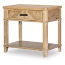 The appearance of Torrance 1 Drawer Open Nightstand In Aged Driftwood designed by Legacy Classic in the coastal interior design. This aged driftwood piece of furniture  was selected by 1StopBedrooms from Torrance Collection to add a touch of cosiness and style into your home. Sku: 4380-3101. Material: Oak Veneer.