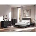 Torrance Nightstand with USB In Black