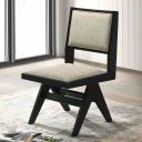 The appearance of Tottenham Side Chair Set of 2 In Black designed by Furniture of America in the modern / contemporary interior design. This black piece of furniture was selected by 1StopBedrooms from Tottenham Collection to add a touch of cosiness and style into your home. Sku: FM3222BK-SC-2PK. Material: Fabric.