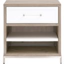 Traditions Wrenn 1 Drawer Nightstand In Natural Gray