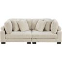 The appearance of Traverse Loveseat In Beige designed by Homelegance in the modern / contemporary interior design. This beige piece of furniture  was selected by 1StopBedrooms from Traverse Collection to add a touch of cosiness and style into your home. Sku: 8555BE-CR;8555BE-CR. Material: Corduroy.