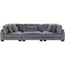 The appearance of Traverse Sofa In Gray designed by Homelegance in the modern / contemporary interior design. This gray piece of furniture was selected by 1StopBedrooms from Traverse Collection to add a touch of cosiness and style into your home. Sku: 8555GY-CR;8555GY-CR;8555GY-AC. Material: Corduroy.