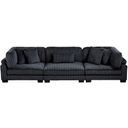 The appearance of Traverse Sofa In Black designed by Homelegance in the modern / contemporary interior design. This black piece of furniture was selected by 1StopBedrooms from Traverse Collection to add a touch of cosiness and style into your home. Sku: 8555BK-CR;8555BK-CR;8555BK-AC. Material: Corduroy.
