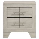 The appearance of Trenton 2-Drawer Nightstand Bedside Table In Rustic Cream designed by Coaster in the modern / contemporary interior design. This rustic cream piece of furniture was selected by 1StopBedrooms from Trenton Collection to add a touch of cosiness and style into your home. Sku: 225062. Material: Particle Board.