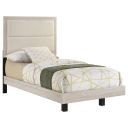 The appearance of Trenton 54 Inch Wood Twin Panel Bed In Rustic Cream designed by Coaster in the modern / contemporary interior design. This rustic cream piece of furniture was selected by 1StopBedrooms from Trenton Collection to add a touch of cosiness and style into your home. Sku: 225061TB1;225061TB2. Bed Type: Panel Bed. Material: Polyester. Bed Size: Twin.