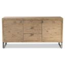 The appearance of Tribeca Buffet In Aurum designed by Bernhardt in the modern / contemporary interior design. This aurum piece of furniture  was selected by 1StopBedrooms from Tribeca Collection to add a touch of cosiness and style into your home. Sku: 333133. Material: Wood.