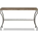 The appearance of Tribeca Console Table with Steel Legs In Aurum designed by Bernhardt in the transitional interior design. This aurum piece of furniture was selected by 1StopBedrooms from Tribeca Collection to add a touch of cosiness and style into your home. Sku: 333911. Material: Metal.